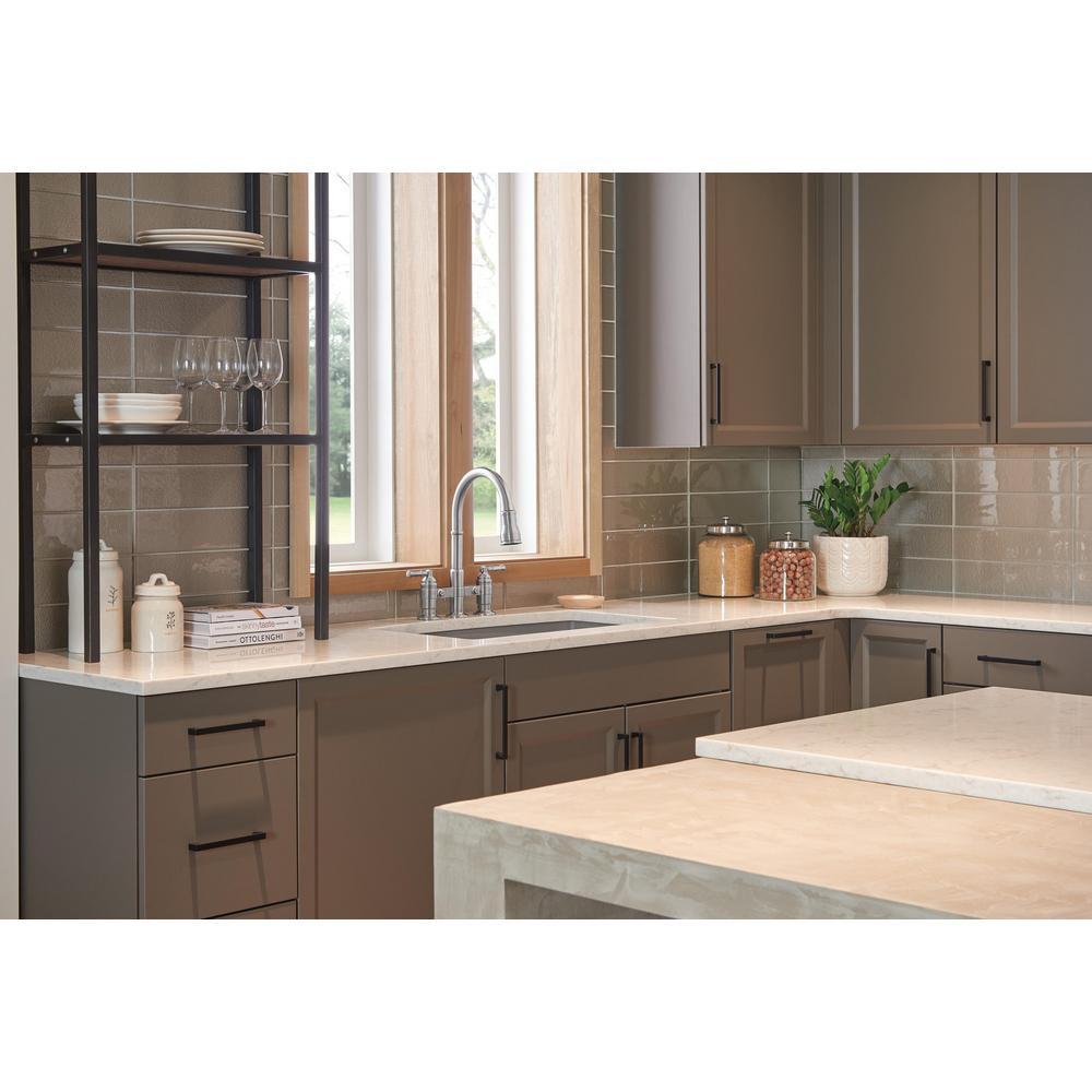 Broderick - Pull-Down Bridge Kitchen Faucet - Deck Mount