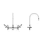 TECK Widespread Lavatory Faucet, Commercial, 1.5 gpm, Brass
