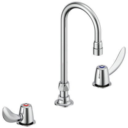 TECK Widespread Lavatory Faucet, Commercial, 1.5 gpm, Brass