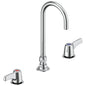 Teck - Widespread Bathroom Faucet - Deck Mount - 1 GPM