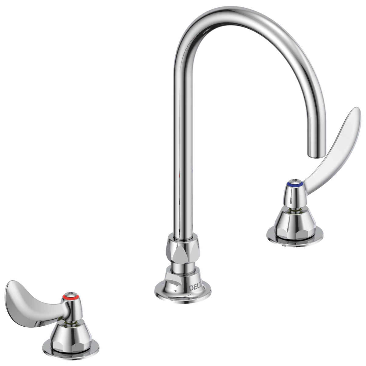 TECK Widespread Lavatory Faucet, Commercial, 7 in