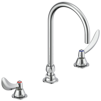 TECK Widespread Lavatory Faucet, Commercial, 7 in