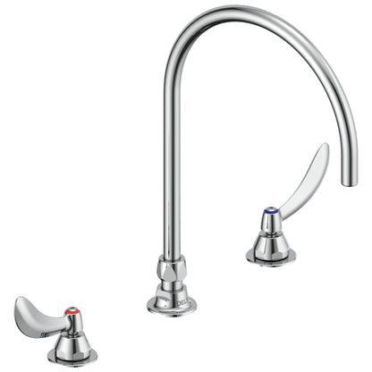 TECK Widespread Lavatory Faucet, Commercial, 7 in