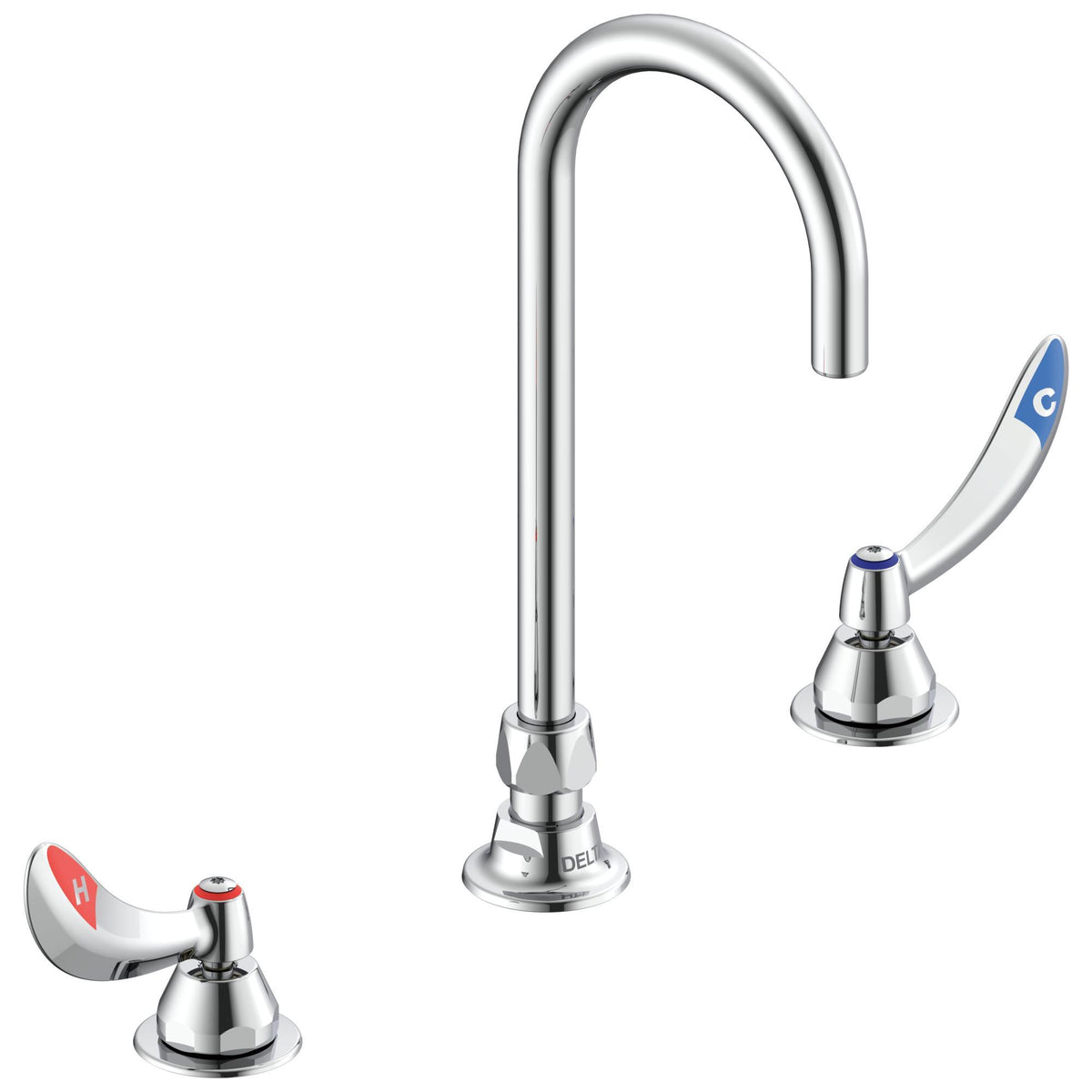 TECK Widespread Lavatory Faucet, Commercial, 7 in