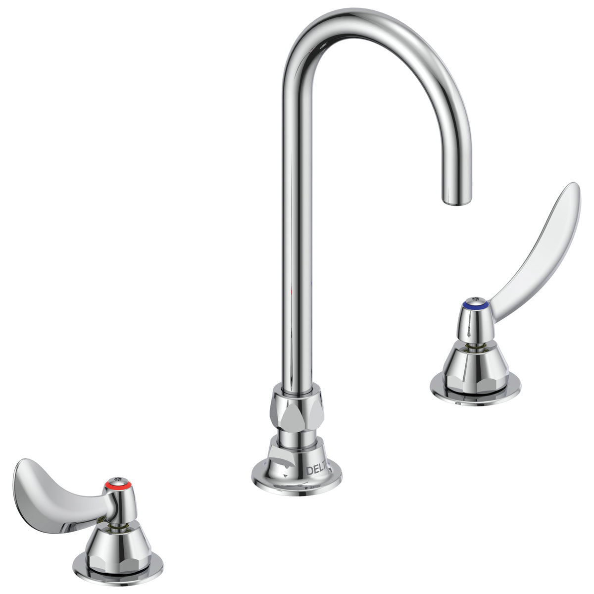 TECK Widespread Lavatory Faucet, Commercial, 7 in