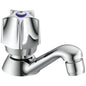 DELTA® 23T1049 TECK® Single Basin Faucet, Commercial, 1.5 gpm Flow Rate, 0.88 in H Spout, 1 Handles, 1 Faucet Holes, Polished Chrome, Function: Traditional