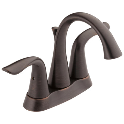 DELTA® Tract-Pack™ Lahara® Centerset Lavatory Faucet, 2 Handles, 50/50 Pop-Up Drain, 1.2 gpm Flow Rate