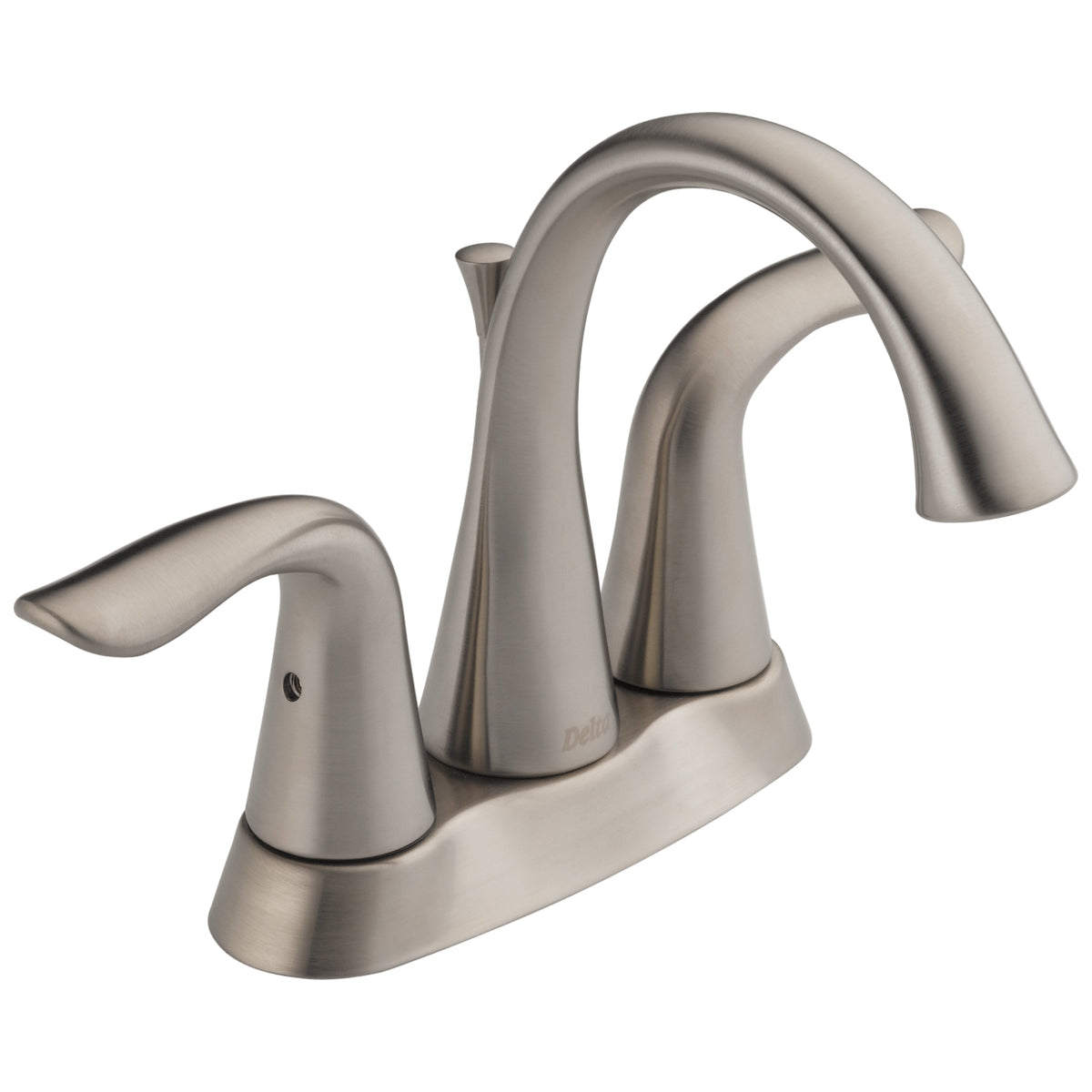 DELTA® Tract-Pack™ Lahara® Centerset Lavatory Faucet, 2 Handles, 50/50 Pop-Up Drain, 1.2 gpm Flow Rate