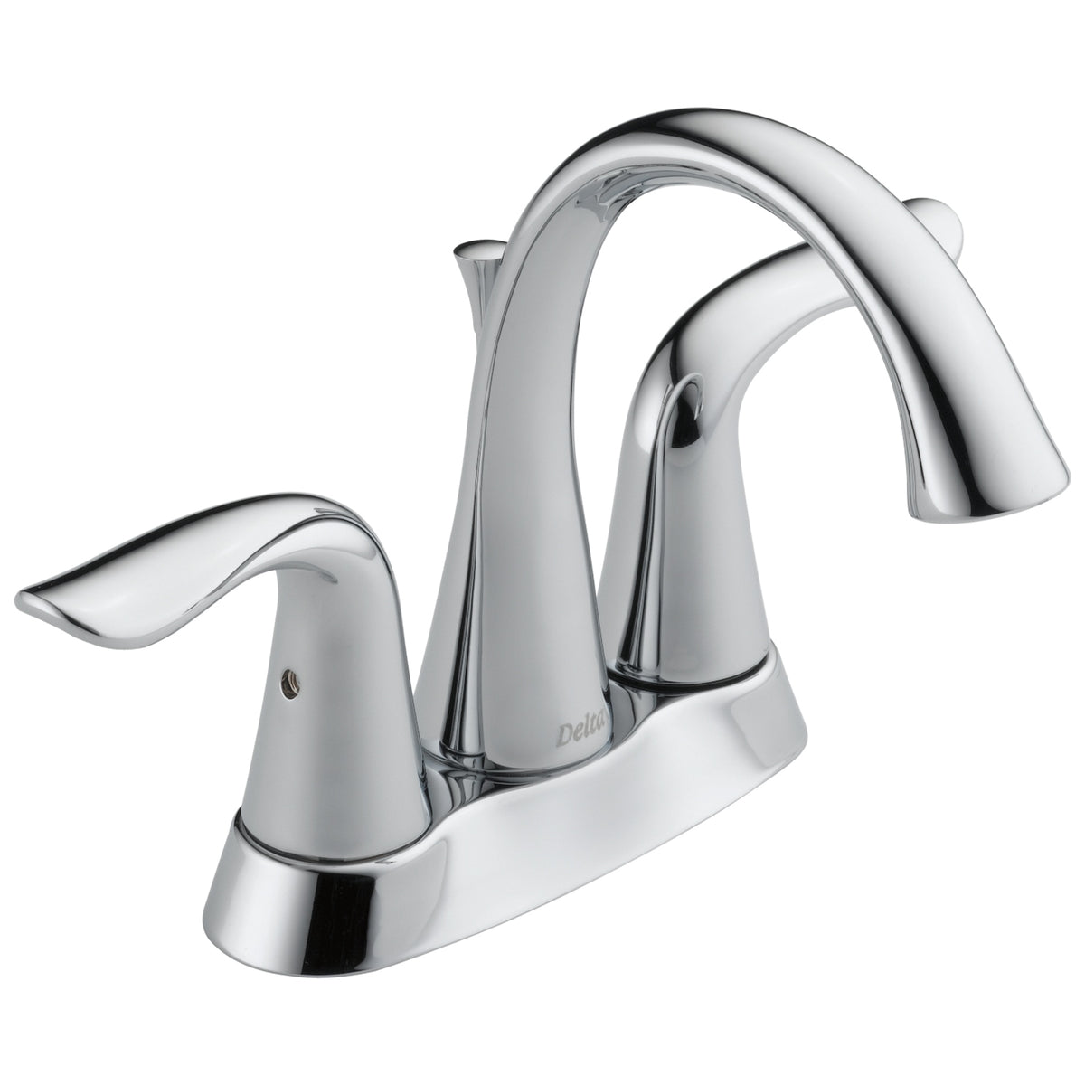 DELTA® Tract-Pack™ Lahara® Centerset Lavatory Faucet, 2 Handles, 50/50 Pop-Up Drain, 1.2 gpm Flow Rate
