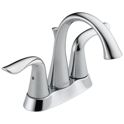 DELTA® Tract-Pack™ Lahara® Centerset Lavatory Faucet, 2 Handles, 50/50 Pop-Up Drain, 1.2 gpm Flow Rate