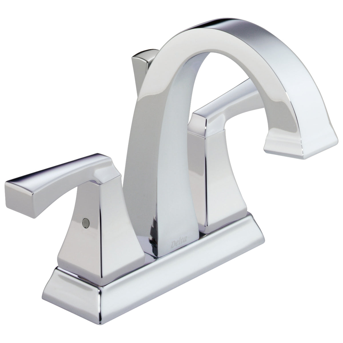 DELTA® Dryden™ Centerset Lavatory Faucet, 2 Handles, Metal Pop-Up Drain, 1.2 gpm Flow Rate