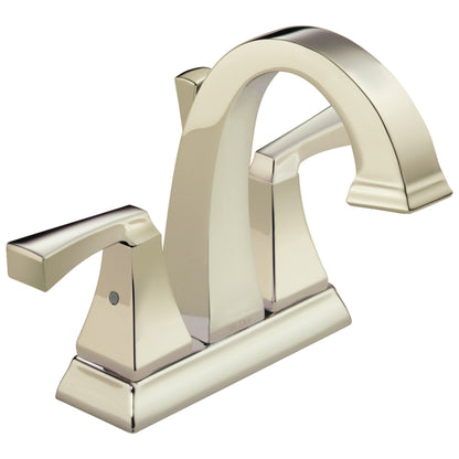 DELTA® Dryden™ Centerset Lavatory Faucet, 2 Handles, Metal Pop-Up Drain, 1.2 gpm Flow Rate