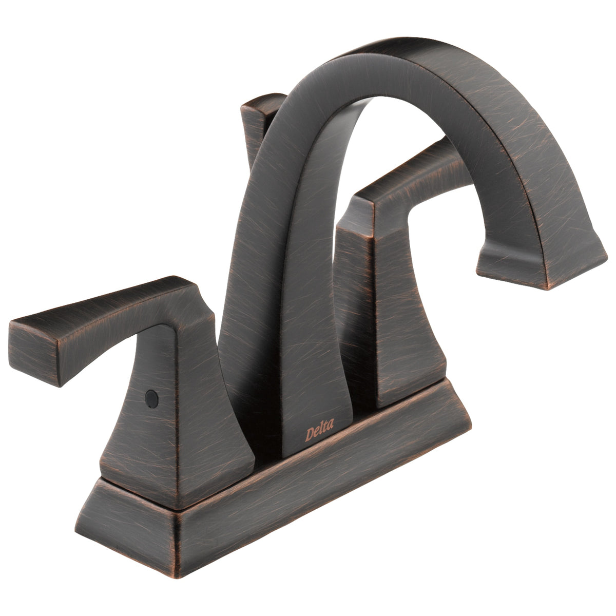 DELTA® Dryden™ Centerset Lavatory Faucet, 2 Handles, Metal Pop-Up Drain, 1.2 gpm Flow Rate
