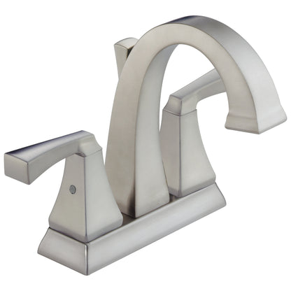 DELTA® Dryden™ Centerset Lavatory Faucet, 2 Handles, Metal Pop-Up Drain, 1.2 gpm Flow Rate