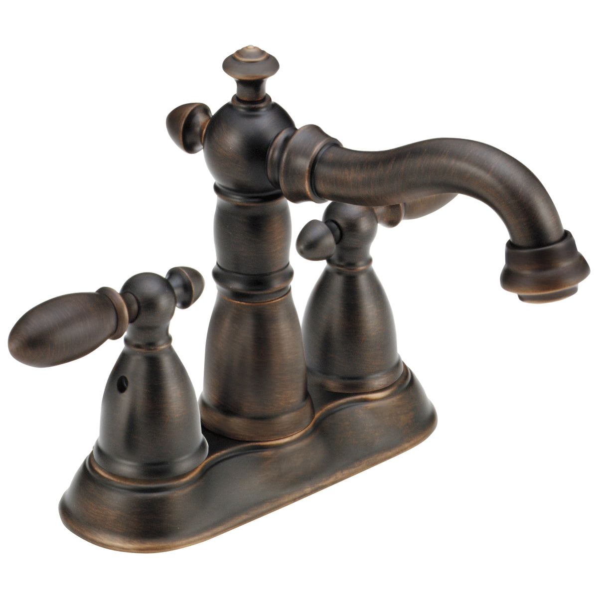 DELTA® Victorian® Centerset Lavatory Faucet, 2 Handles, Metal Pop-Up Drain, 1.2 gpm Flow Rate
