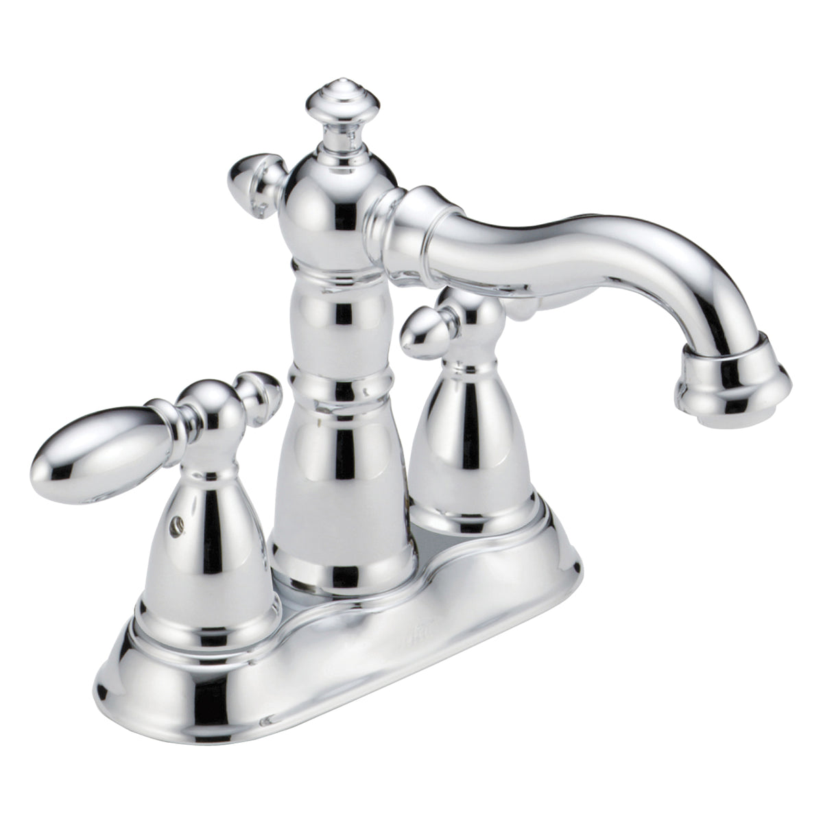 DELTA® Victorian® Centerset Lavatory Faucet, 2 Handles, Metal Pop-Up Drain, 1.2 gpm Flow Rate