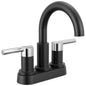 Nicoli - Two Handle Bathroom Faucet - Black/Chrome