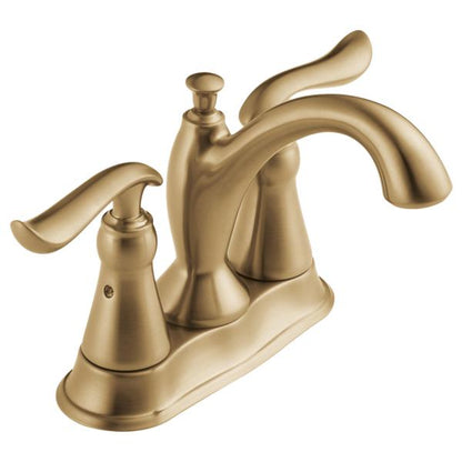 DELTA® 2594 Linden™ Centerset Lavatory Faucet, DELTA® Linden™ Centerset Lavatory Faucet, 2 Handles, Metal Pop-Up Drain, 1.2 gpm Flow Rate