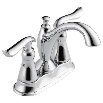 DELTA® 2594 Tract-Pack™ Linden™ Centerset Lavatory Faucet, DELTA® Tract-Pack™ Linden™ Centerset Lavatory Faucet, 2 Handles, 50/50 Pop-Up Drain, 1.2 gpm Flow Rate