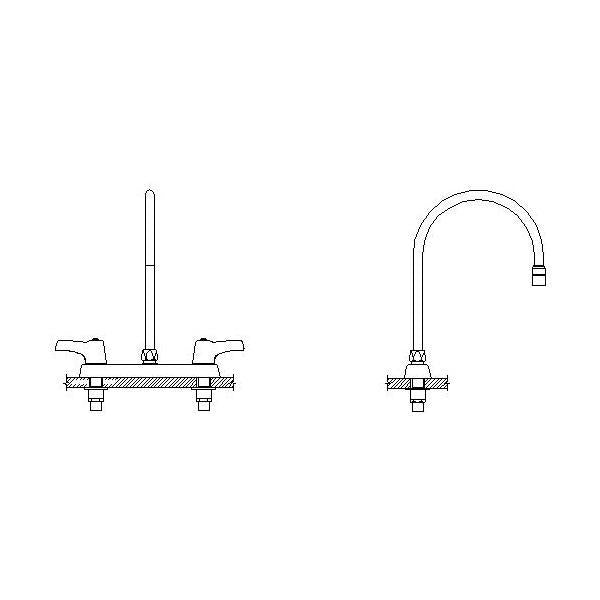 26C - Sink Faucet - 0.5 GPM - 9"