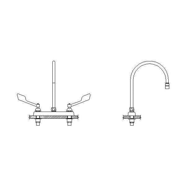 26C - Sink Faucet - 0.5 GPM - 12.7"