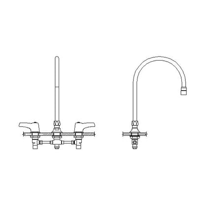 27C2 - Sink Faucet - Swivel Gooseneck Spout