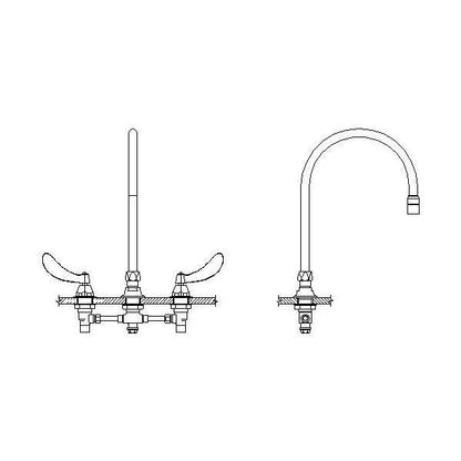 27C - Sink Faucet - 6.99" - Deck Mount