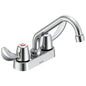 Teck - Heavy Duty Bathroom Sink Faucet - 4.2" - Deck Mount