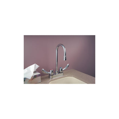 Teck - Heavy Duty Bathroom Sink Faucet - 6.7" - Deck Mount