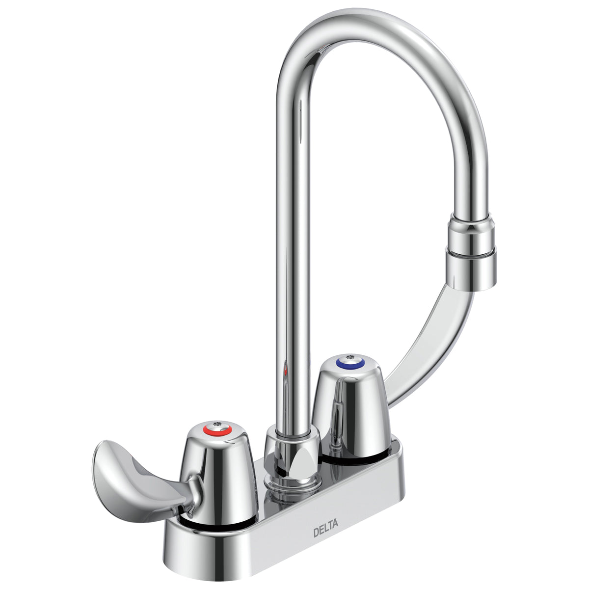 Teck - Heavy Duty Bathroom Sink Faucet - 6.7" - Deck Mount