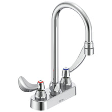 Teck - Heavy Duty Bathroom Sink Faucet - Red/Blue Indicators