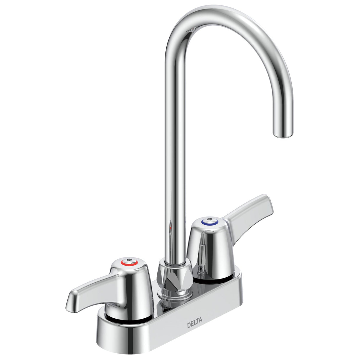 Teck - Heavy Duty Bathroom Sink Faucet - 7" - Deck Mount