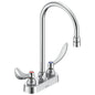TECK Heavy Duty Lavatory Sink Faucet, NPSM, Deck, 6.7 in
