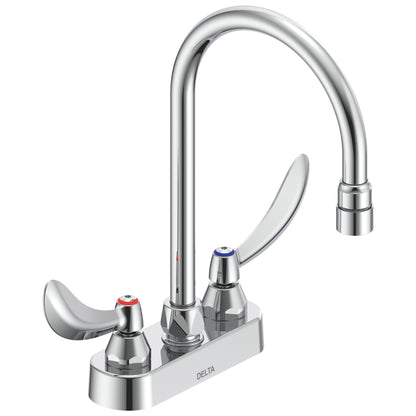 TECK Heavy Duty Lavatory Sink Faucet, NPSM, Deck, 6.7 in