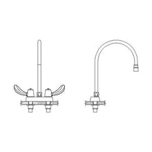 TECK Heavy Duty Lavatory Sink Faucet, 1.5 gpm, NPSM, Deck
