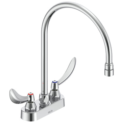 TECK Heavy Duty Lavatory Sink Faucet, NPSM, Deck