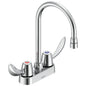 Teck - Heavy Duty Bathroom Sink Faucet - 0.5 GPM - Deck