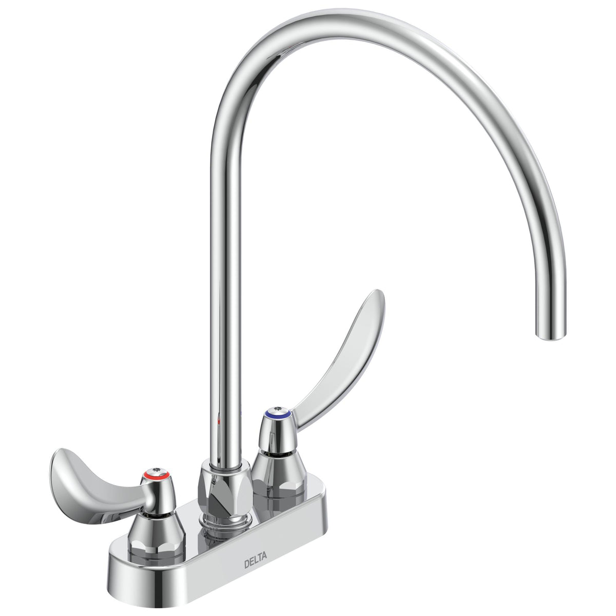 Teck - Heavy Duty Bathroom Sink Faucet - 1 GPM - Deck Mount