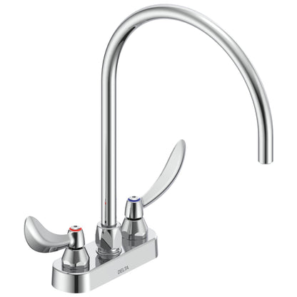 Teck - Heavy Duty Bathroom Sink Faucet - 1 GPM - Deck Mount