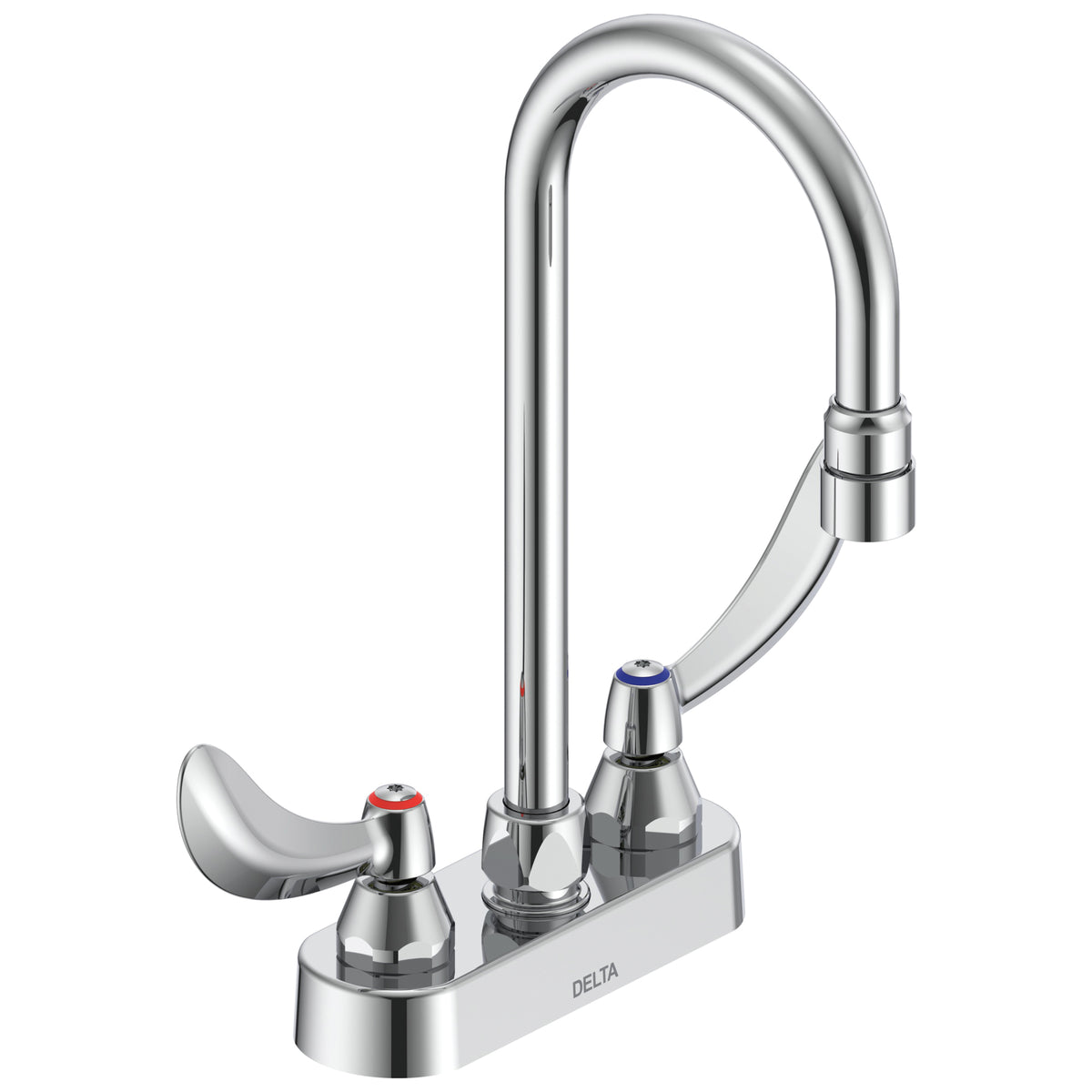 Teck - Deckmount Sink Faucet - Polished Chrome - Brass