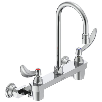28T - Sink Faucet - 6" - Wall Mount