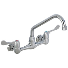 Commercial 28P4202LF Service Sink Faucet, Commercial, 1.8 gpm Flow Rate, Swivel Spout, Polished Chrome, 2 Handles, Import