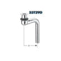 Open Grid Wheelchair Bathroom Sink Waste - Cast Brass