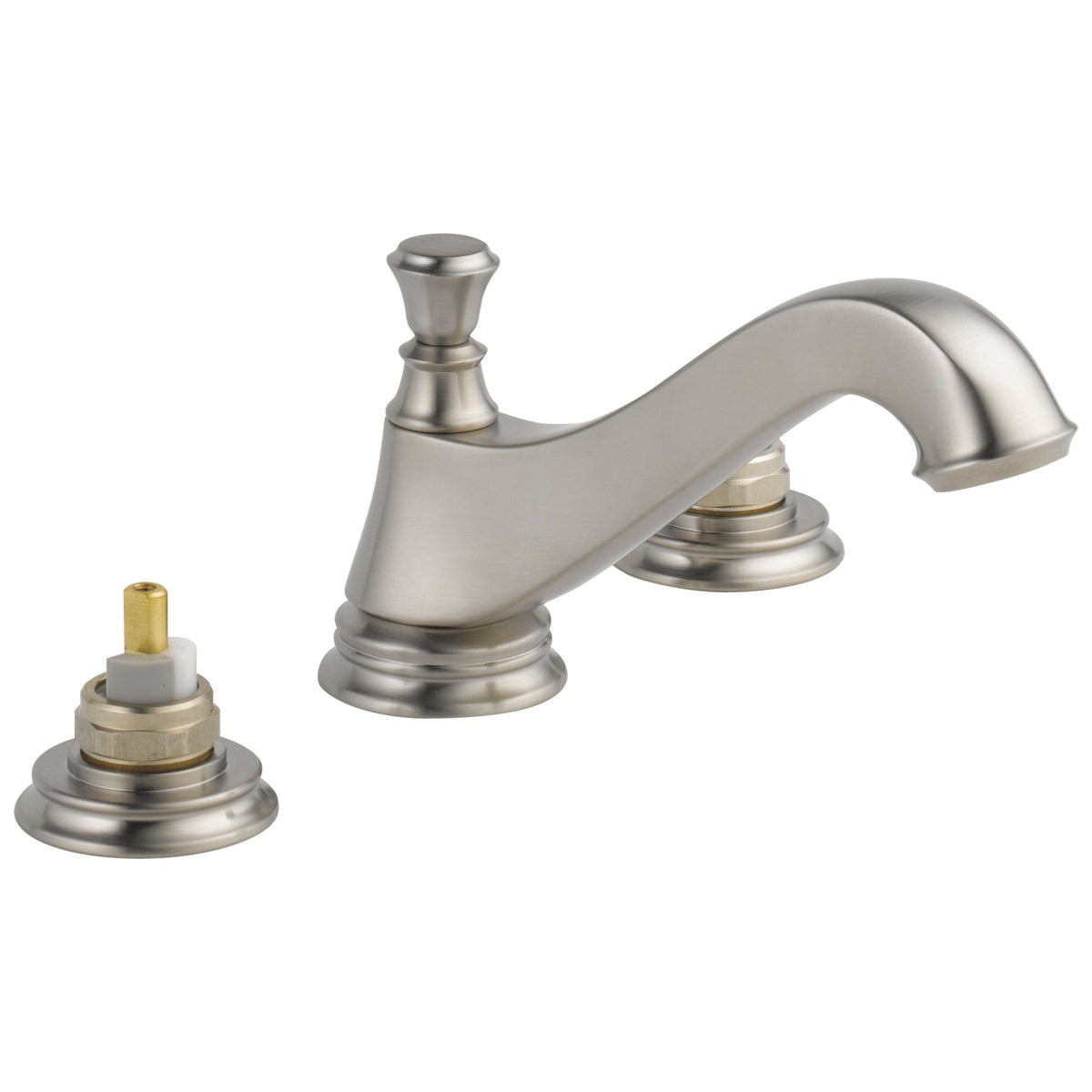 DELTA® Commercial, 1.5 gpm Flow Rate, 2-3/4 in H Spout, 6 to 16 in Center, Pop-Up Drain, Import, Cassidy™