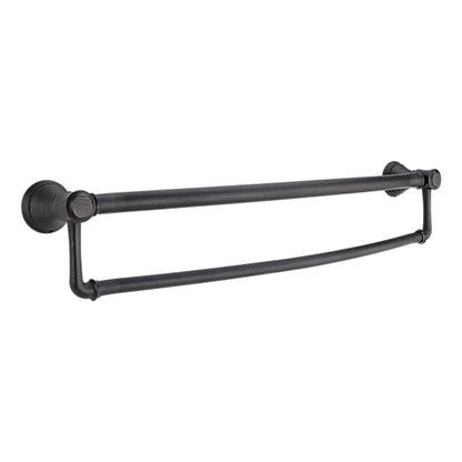 DELTA® Traditional Towel Bar With Assist Bar, 24 in L Bar, 4-3/8 in OAD x 5 in OAH, Metal, Import
