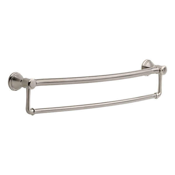 DELTA® Traditional Towel Bar With Assist Bar, 24 in L Bar, 4-3/8 in OAD x 5 in OAH, Metal, Import
