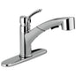 DELTA® 4140-TP-DST Collins™ Kitchen Faucet, 1.8 gpm Flow Rate, Swivel Spout, Polished Chrome, 1 Handles, 1/3 Faucet Holes, Domestic