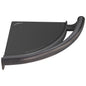 DELTA® 41516-RB Decor Assist™ Contemporary Corner Shelf With Assist Bar, 9-1/8 in OAL x 9-1/8 in OAD x 2-3/16 in OAH, Stainless Steel, Import