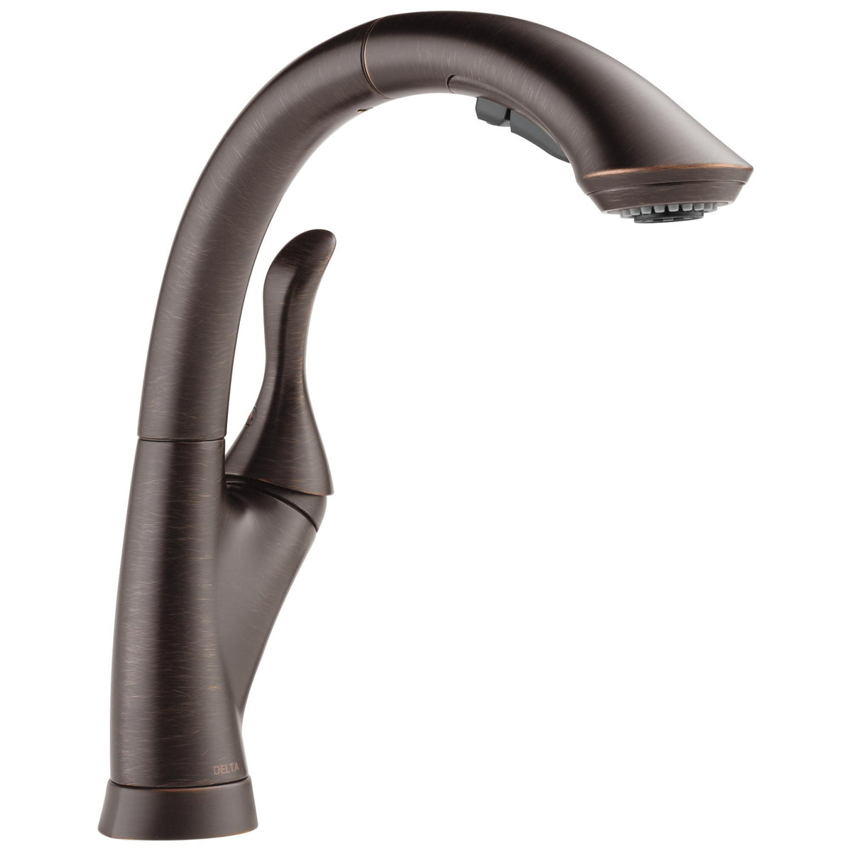 DELTA® 4153 Linden™ Kitchen Faucet, DELTA® Linden™ Kitchen Faucet, Commercial, 1.5 gpm Flow Rate, 1 Handles, 1/3 Faucet Holes, Domestic
