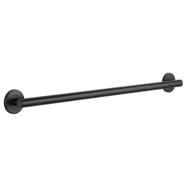 Round Contemporary Decorative Grab Bar - 36" - Concealed